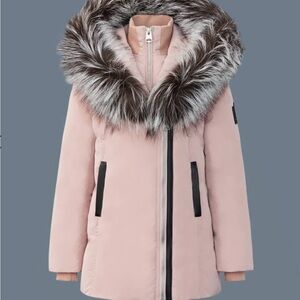 Pink Mackage Coat kids size 14